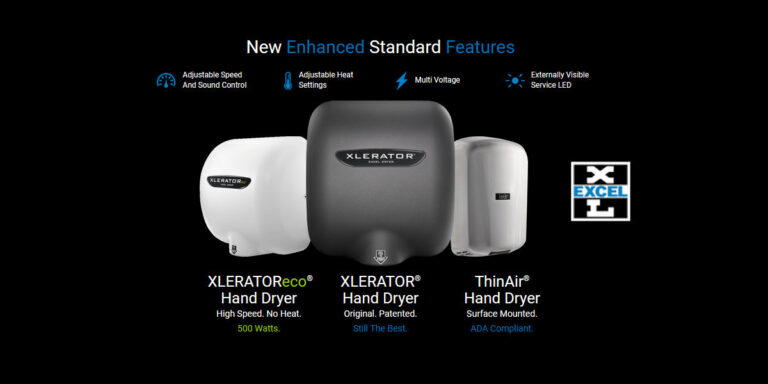 Excel Hand Dryer Manufactured in the USA